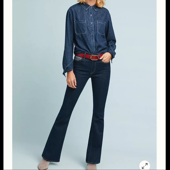 Levi's Made & Crafted Stems Mid-Rise Flare Jean 26 - Picture 4 of 6